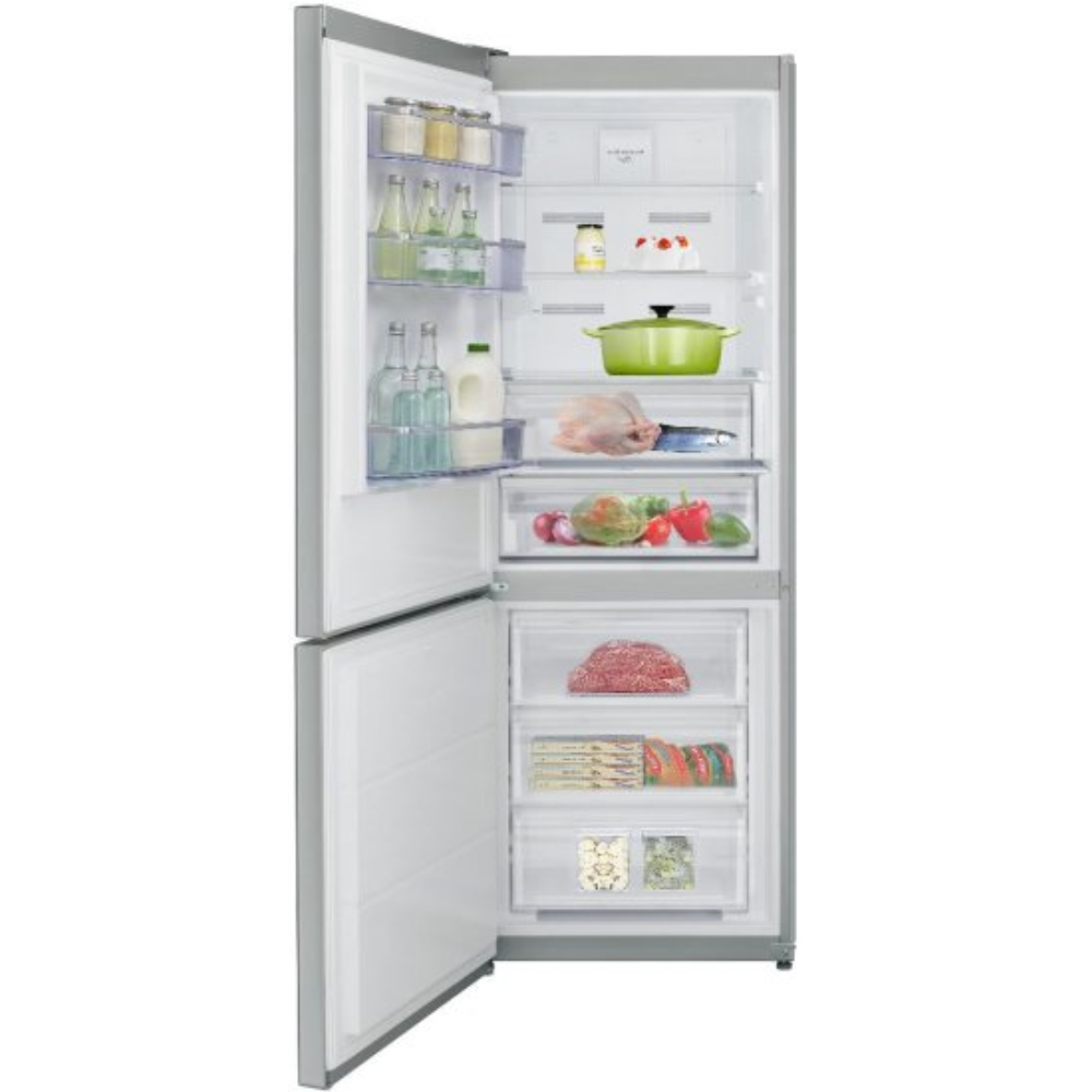 מקרר 2 דלתות מקפיא תחתון 311 ליטר Fujicom No-Frost FJ-NF979LXE - צבע נירוסטה - פתיחה לשמאל - יבואן רשמי