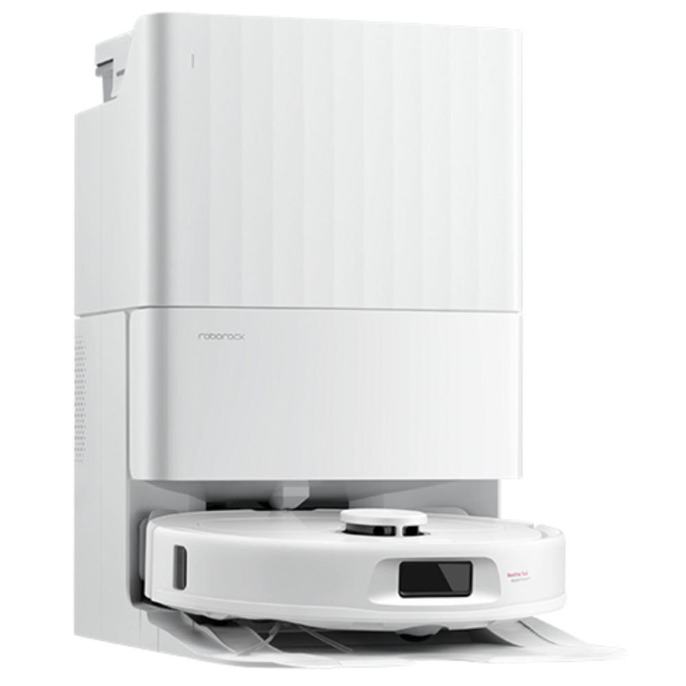 שואב אבק רובוטי שוטף Roborock Qrevo 5AE -  צבע לבן אחריות ע"י - יבואן הרשמי