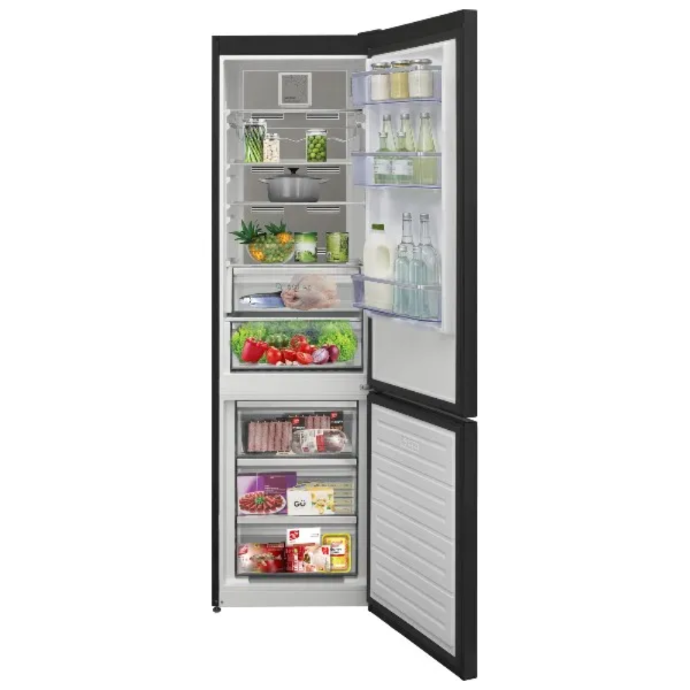 מקרר מקפיא תחתון 331 ליטר דגם FJ-NF839LDXE פוג'יקום FUJICOM נירוסטה שחורה - יבואן רשמי