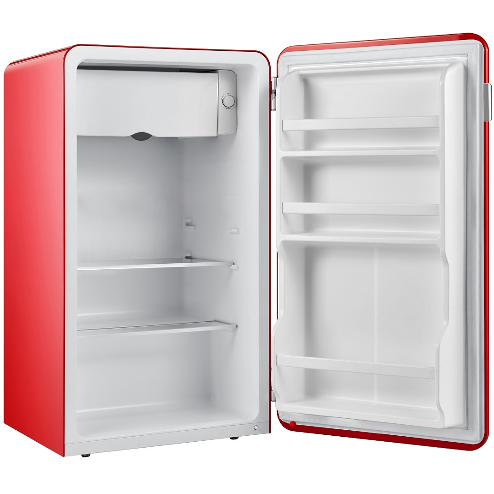 מקרר משרדי בעיצוב רטרו כולל תא הקפאה - 93 ליטר General GE93R - יבואן רשמי