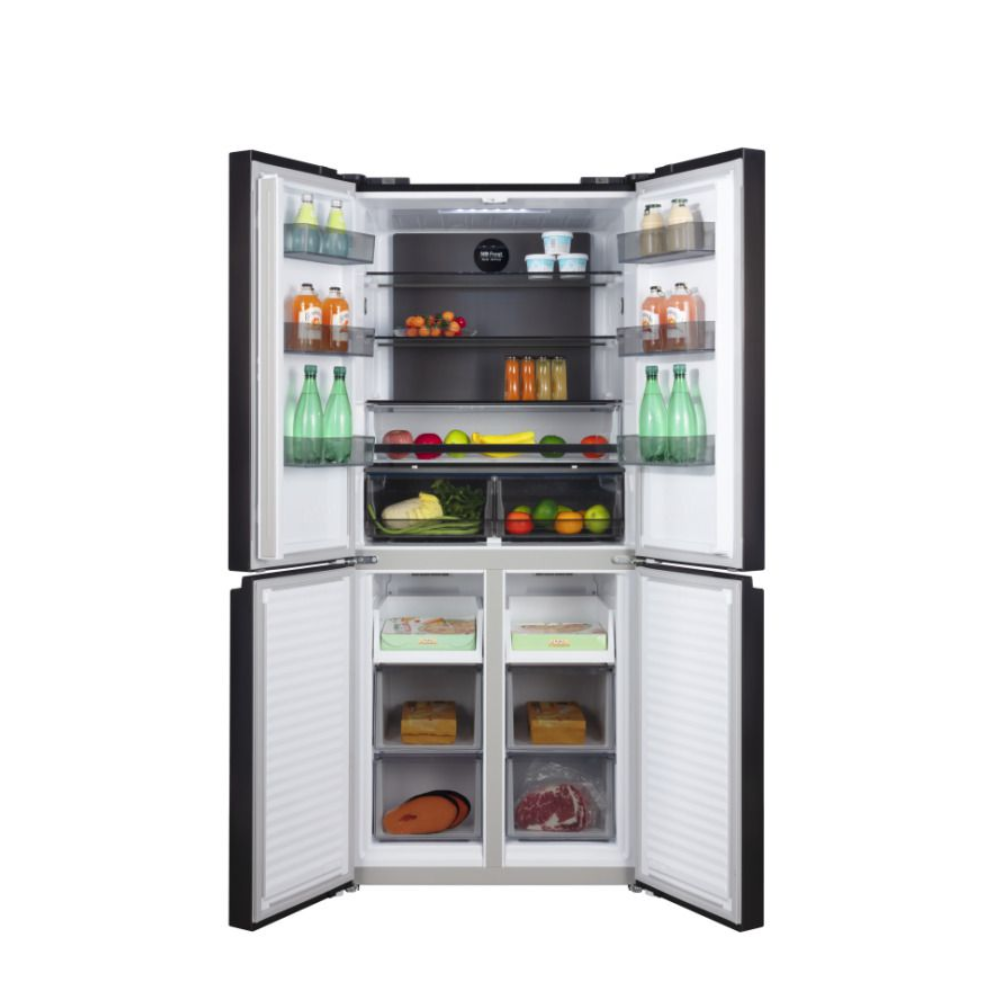 מקרר 4 דלתות ג'נרל דגם GE470BG זכוכית שחורה - יבואן רשמי