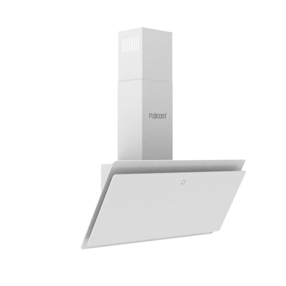 קולט אדים ארובה 90 ס"מ דגם FJ-CHT74W פוג'יקום FUJICOM זכוכית לבנה - יבואן רשמי