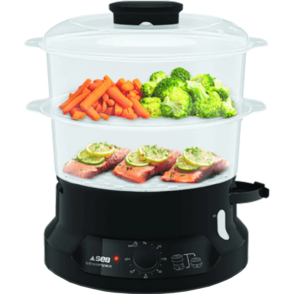 סיר אידוי לבישול איטי Tefal VC139865 - צבע שחור שנה אחריות ע"י - יבואן הרשמי