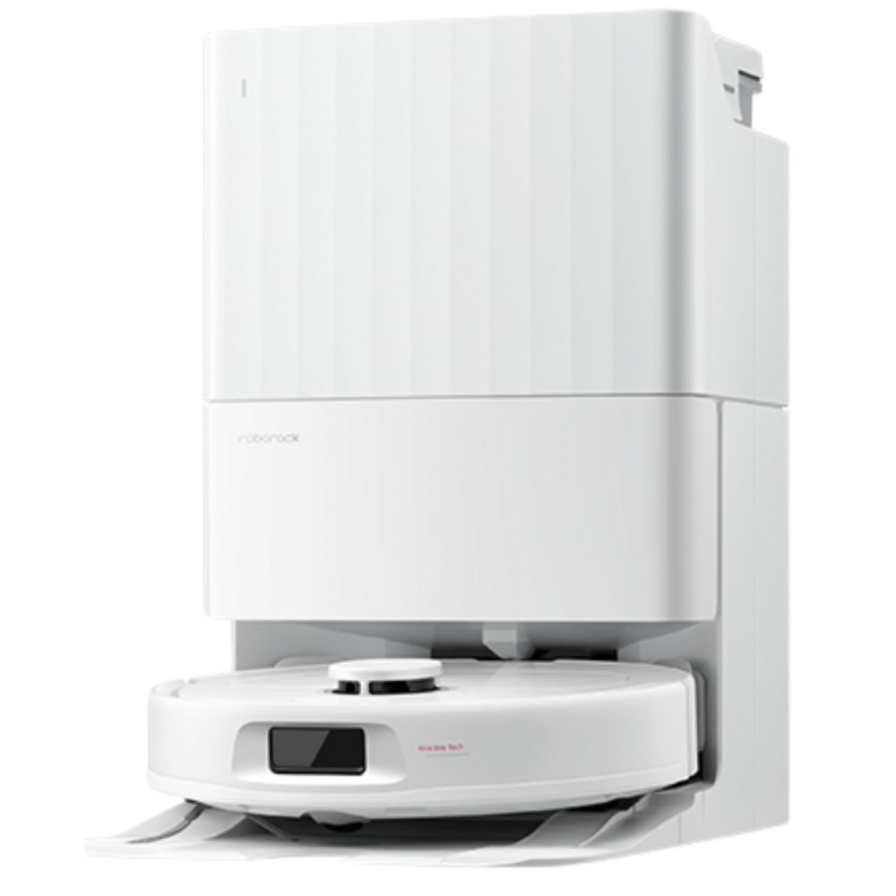 שואב אבק רובוטי שוטף Roborock Qrevo 5AE -  צבע לבן אחריות ע"י - יבואן הרשמי