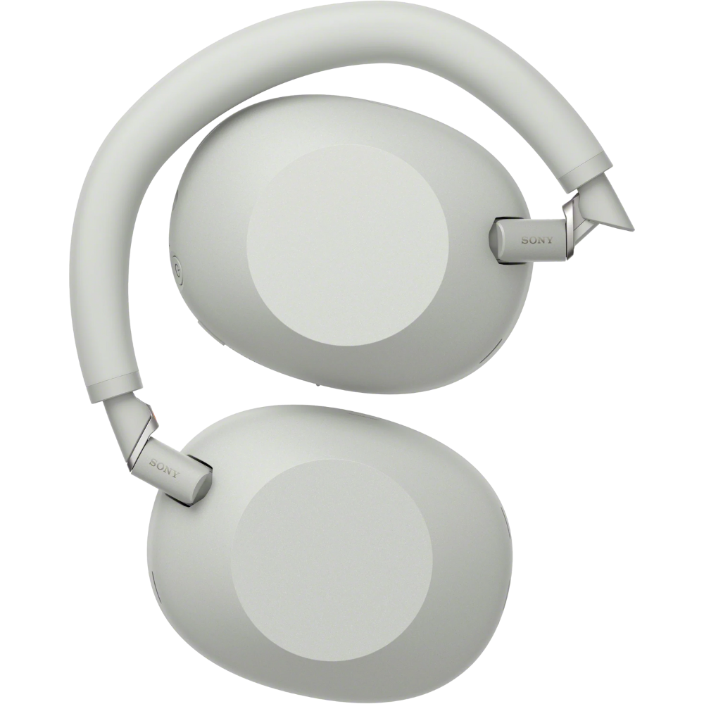 אוזניות קשת אלחוטיות Sony WH-1000XM6 - צבע כסוף פלטינה שנתיים אחריות ע"י - יבואן הרשמי