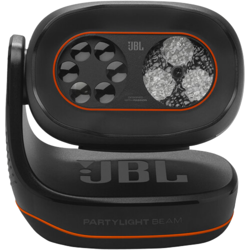מקרן תאורה למסיבות JBL PartyLight - צבע שחור שנה אחריות ע"י - יבואן הרשמי