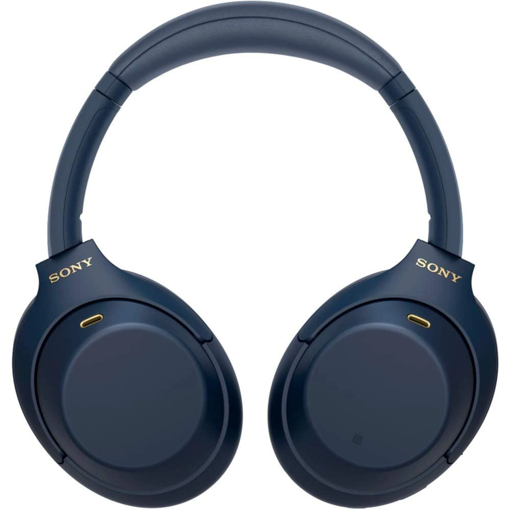 אוזניות אלחוטיות Sony WH-1000XM4 - צבע כחול אחריות ע"י ידי - יבואן הרשמי