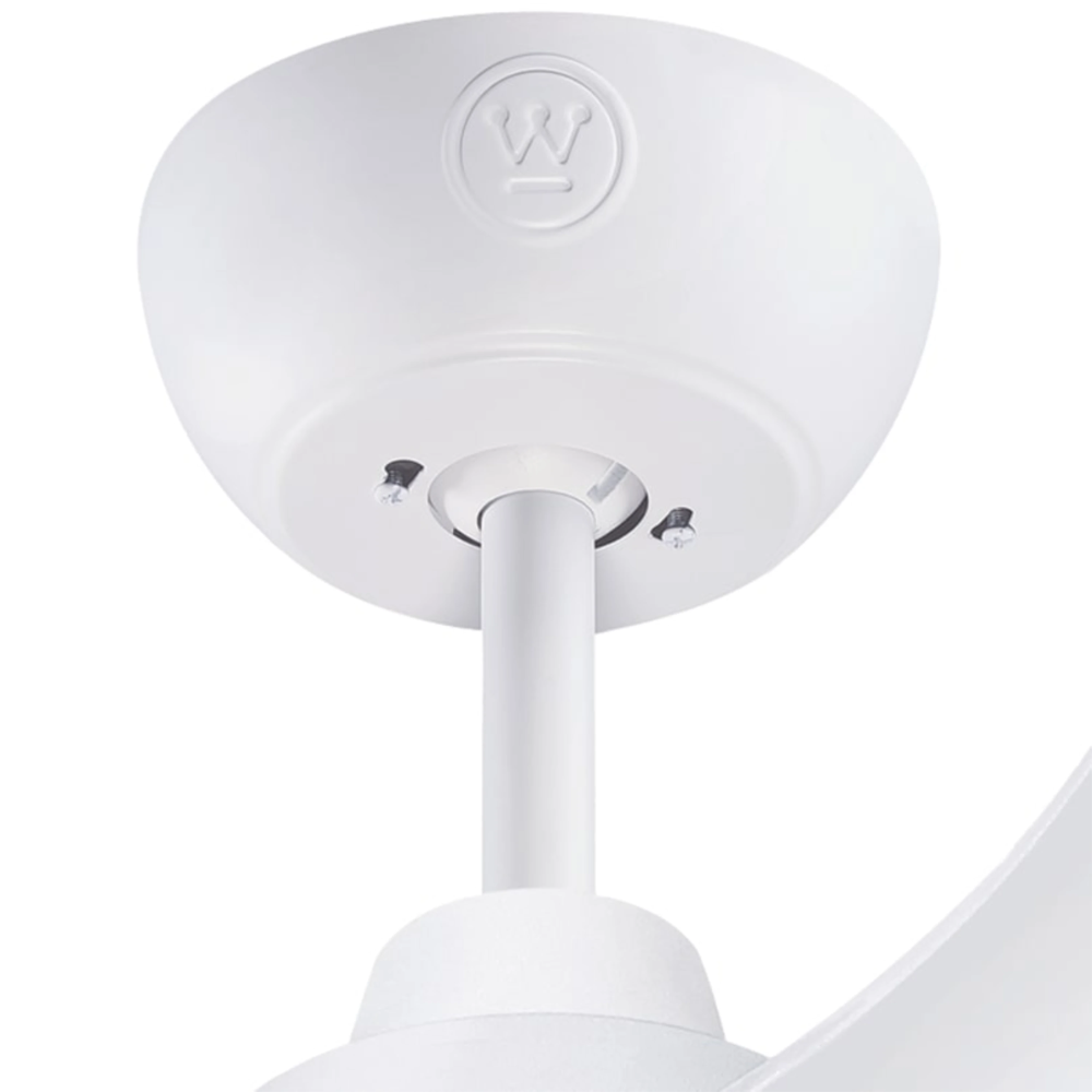 מאוורר תקרה מנוע DC עם שלט Westinghouse Montana 28W "42 - צבע לבן שנתיים אחריות ע"י - יבואן הרשמי