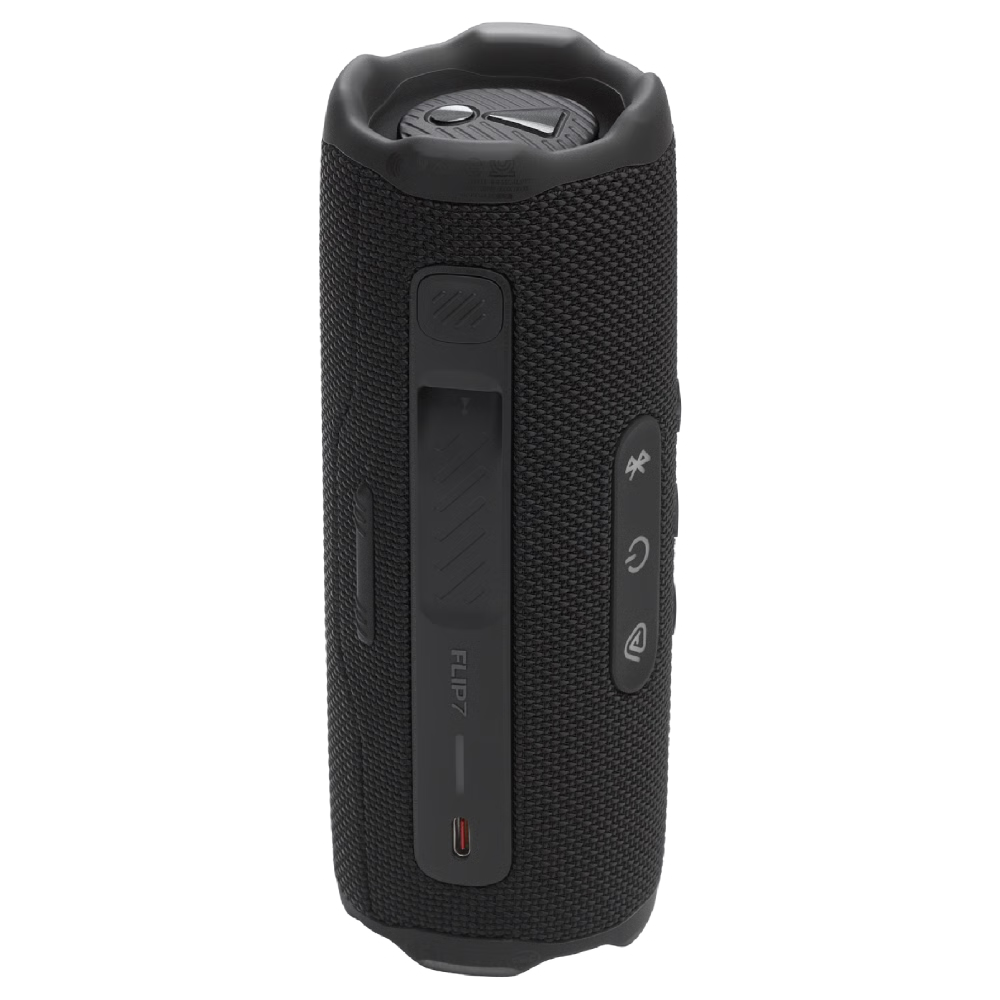 רמקול Bluetooth אלחוטי נייד JBL Flip 7 - צבע שחור שנה אחריות ע"י - יבואן הרשמי