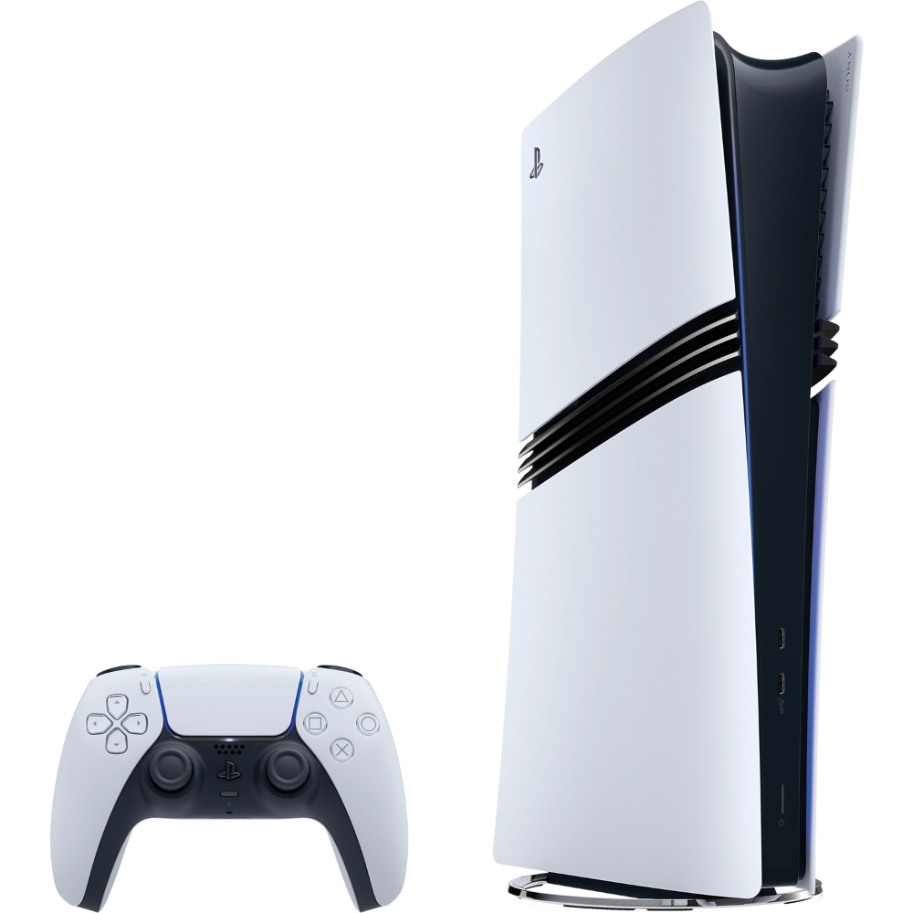קונסולה Sony PlayStation 5 Pro 2TB Digital Edition - צבע לבן שנה אחריות ע"י - יבואן הרשמי