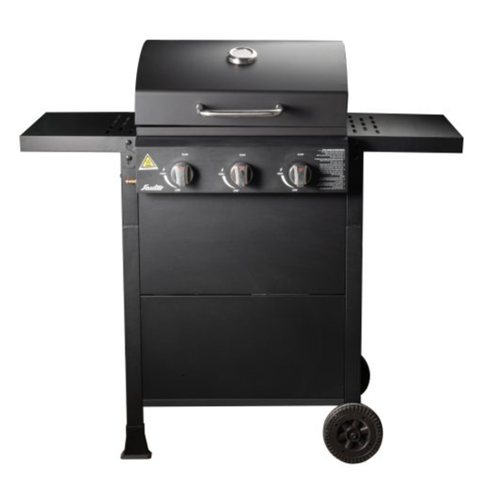גריל גז 3 מבערים סאוטר SAUTER BBQS3210 שחור