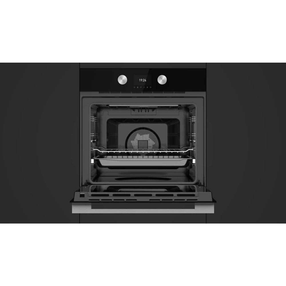 תנור אפיה בנוי פירוליטי Teka תקה HLB 8200P SHABAT זכוכית שחורה פיקוד שבת עם אישור הלכתי - יבואן רשמי