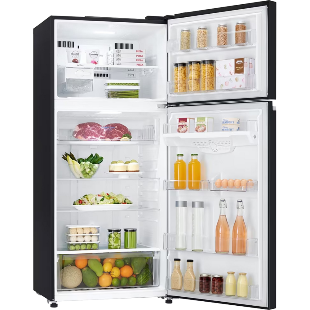 מקרר מקפיא עליון 506 ליטר LG GR-M6781BU - גימור זכוכית שחורה - יבואן רשמי
