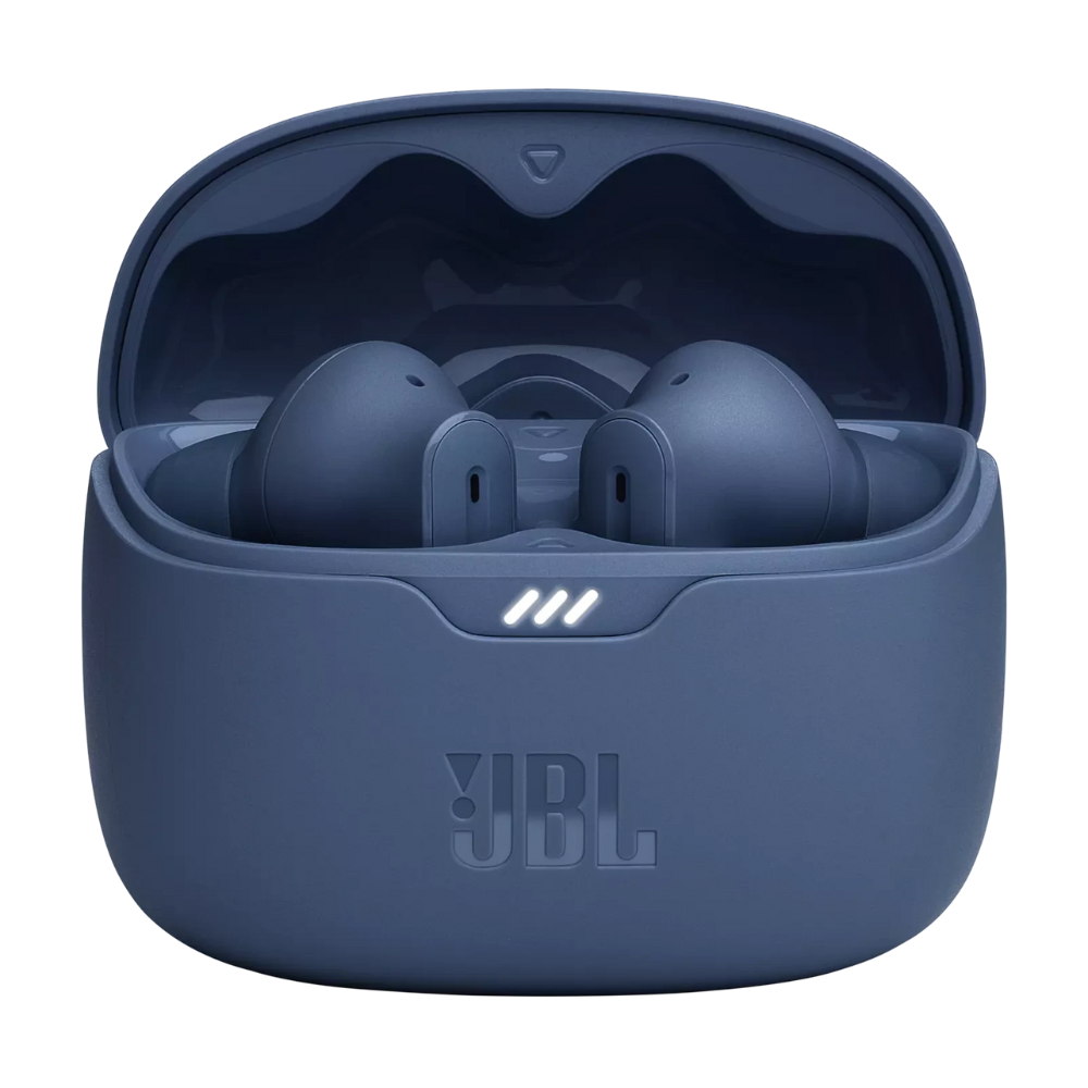 אוזניות אלחוטיות JBL Tune Beam - צבע כחול שנה אחריות ע"י - יבואן הרשמי