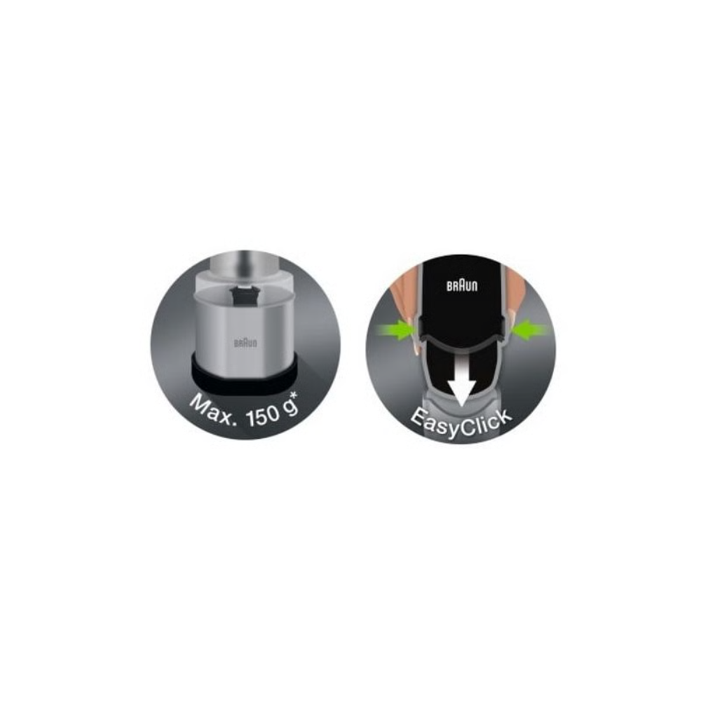 מטחנת קפה ותבלינים Braun MQ60 - יבואן רשמי