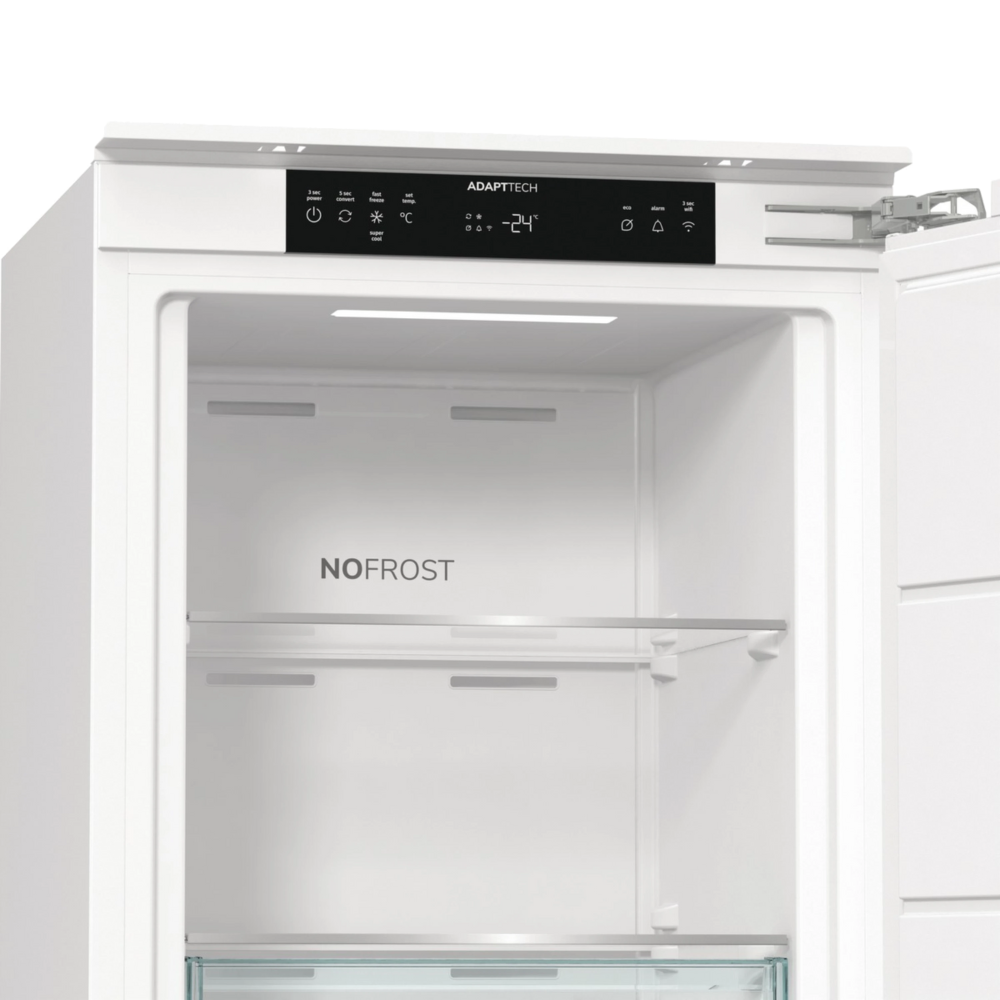 מקפיא אינטגרלי גמיש 54 ס"מ דלת אחת 235 ליטר Gorenje FNCI517E62WF NF - יבואן רשמי