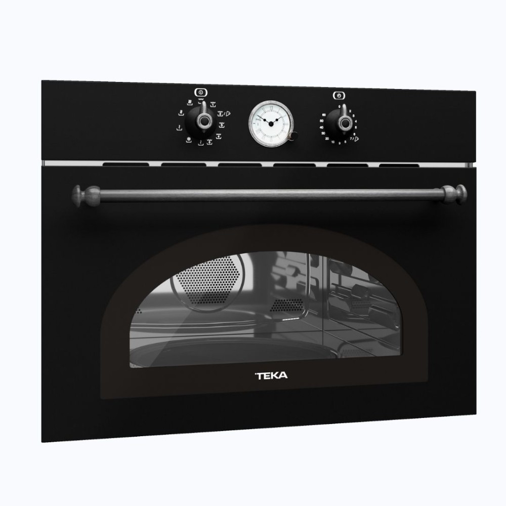 מיקרוגל בילט-אין קומפקטי בעיצוב כפרי TEKA MWR 32 Anthracite Silver - יבואן רשמי