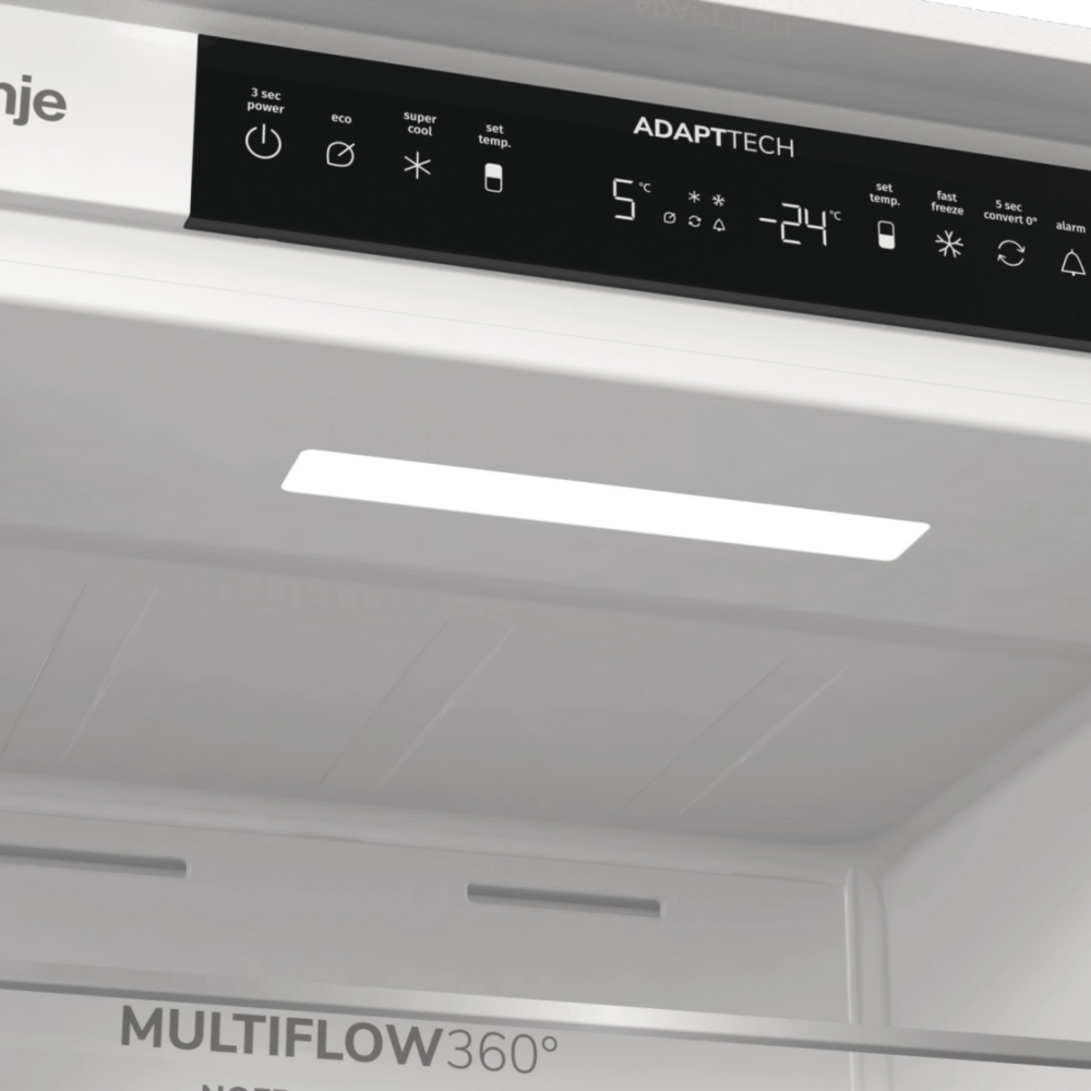 מקרר אינטגרלי מקפיא תחתון 284 ליטר Gorenje NRKI519E41 - יבואן רשמי