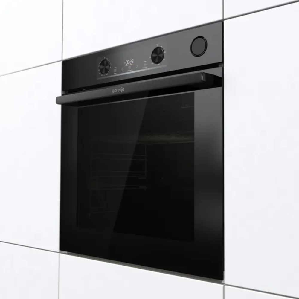 תנור אפייה בנוי 77 ליטר Gorenje BSA6737E15BG - גימור שחור חמש שנות אחריות - יבואן רשמי