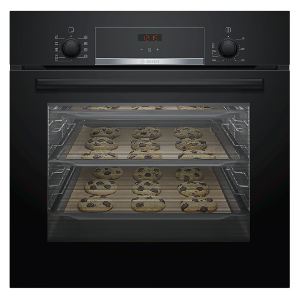 תנור אפייה בנוי שחור דגם BOSCH HBF534EB0Q