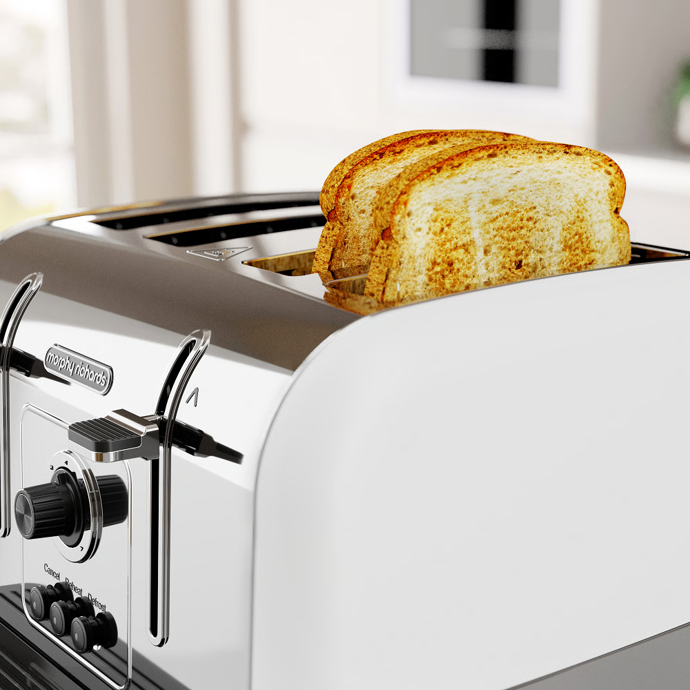 מצנם 4 פרוסות VENTURE WHITE Morphy Richards240134 - יבואן רשמי