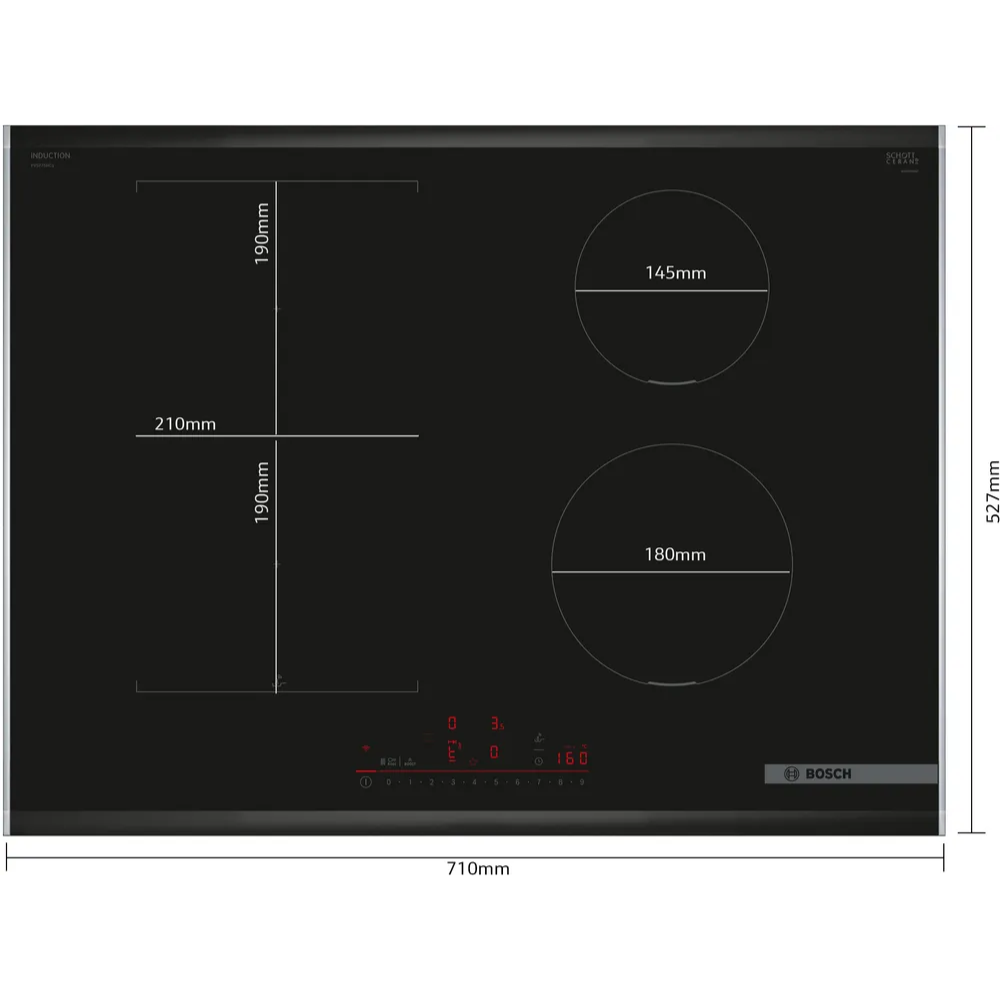 כיריים אינדוקציה BOSCH בוש PVS775HC1E - יבואן רשמי