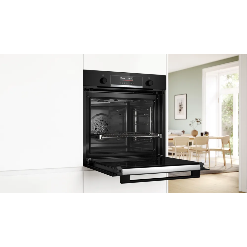 תנור בנוי פירוליטי 71 ליטר דגם HBG579EB3Y בוש BOSCH שחור - יבואן רשמי