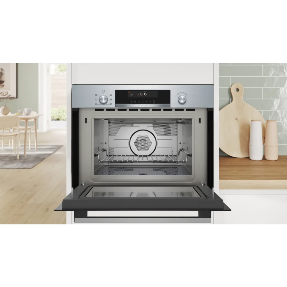 תנור בנוי 44 ליטר משולב מיקרוגל Bosch CMA585GS1 Serie 6 - יבואן רשמי
