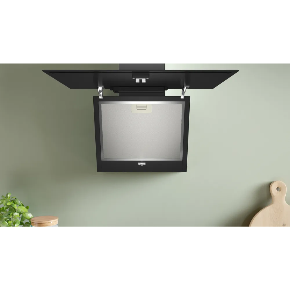 קולט אדים ארובה 60 ס"מ זוויתי דגם DWK65DK60 בוש BOSCH זכוכית שחורה - יבואן רשמי