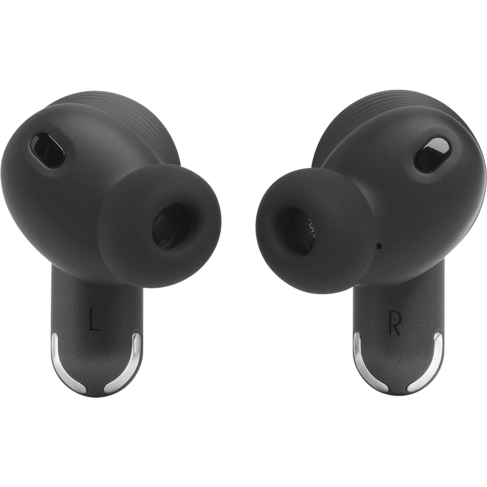 אוזניות אלחוטיות כיסוי חכם JBL Tour Pro 2 TWS ANC IPX5 - צבע שחור שנה אחריות ע"י - יבואן הרשמי