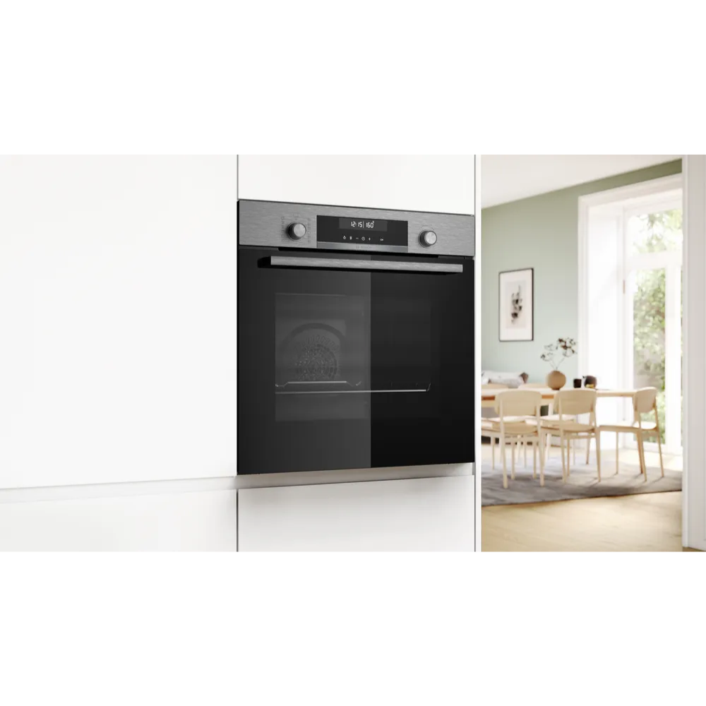 תנור בנוי פירולטי - 71 ליטר Bosch Serie 6 HBG578ES3 - יבואן רשמי