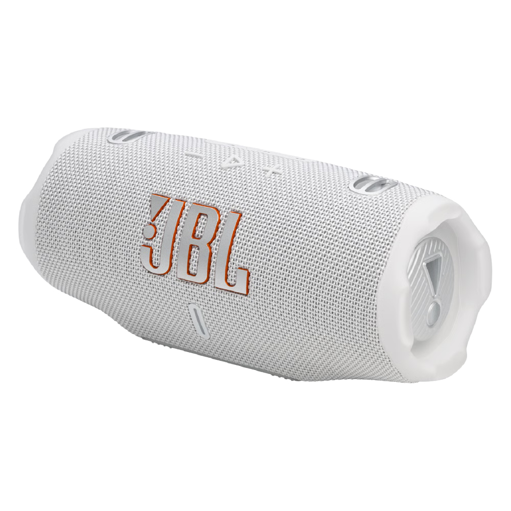רמקול Bluetooth אלחוטי נייד JBL Charge 6 - צבע לבן שנה אחריות ע"י - יבואן הרשמי