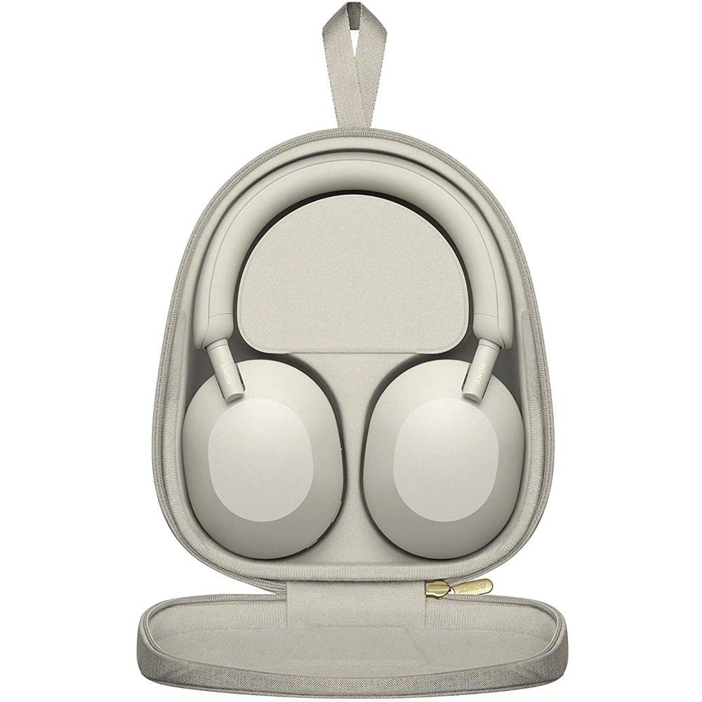 אוזניות אלחוטיות Sony WH-1000XM5S ANC - צבע כסוף שנתיים אחריות ע"י היבואן הרשמי