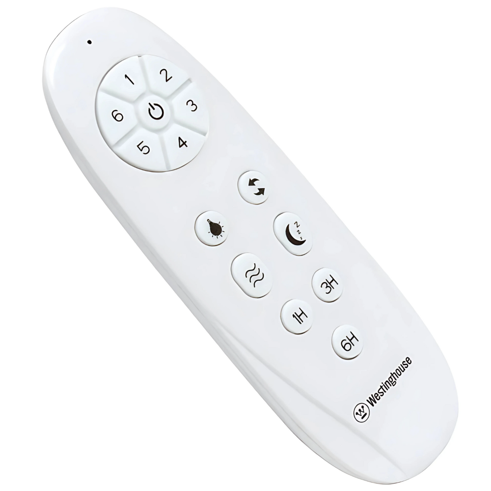 מאוורר תקרה מנוע DC עם שלט Westinghouse Montana 28W "42 - צבע שחור בשילוב אלון שנתיים אחריות ע"י - יבואן הרשמי