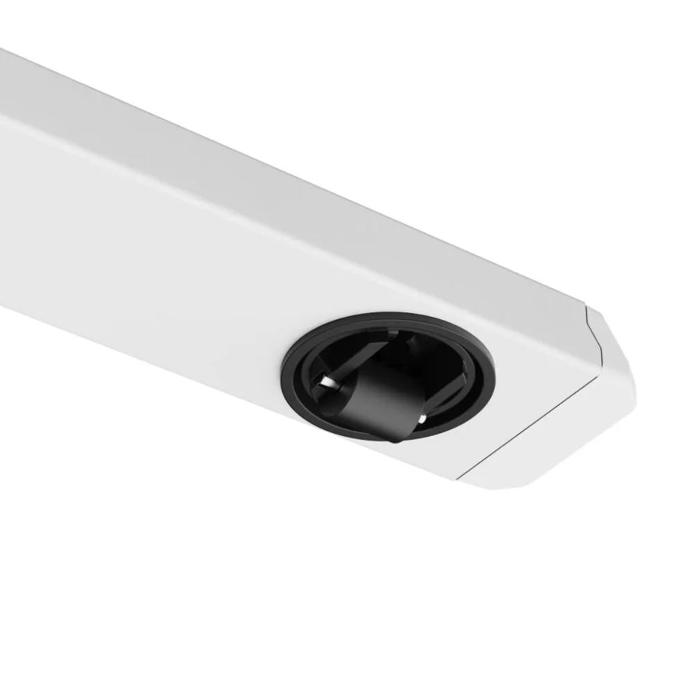 שולחן צד נייד מתכוונן בגובה עם הטייה Lumi Legend / Brateck FMT02-03 White - יבואן רשמי