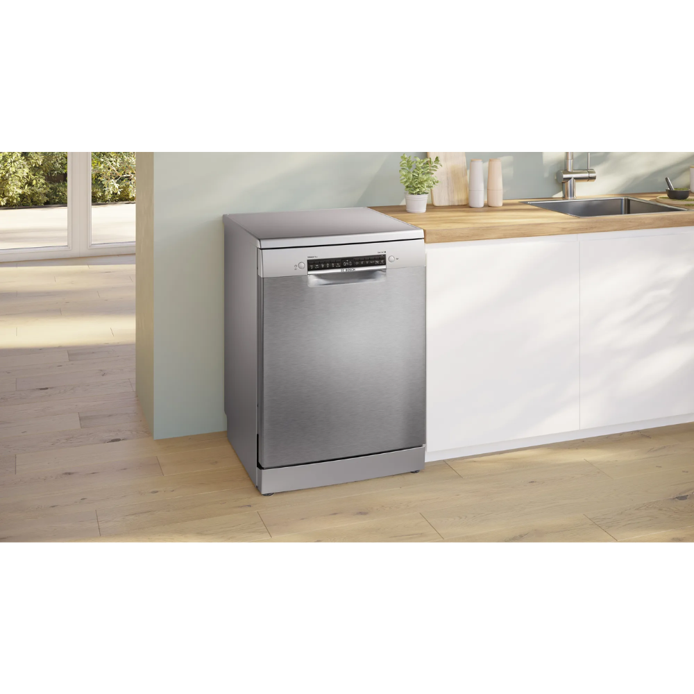 מדיח כלים עומד רחב 60 ס''מ Bosch Serie 4 SMS4HMI05E - נירוסטה - תוצרת פולין - אחריות יבואן רשמי BSH