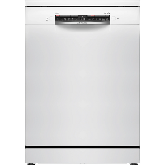 מדיח כלים עומד רחב 60 ס''מ Bosch Series 4 SMS4HKW07E - צבע לבן - תוצרת פולין - אחריות יבואן רשמי BSH