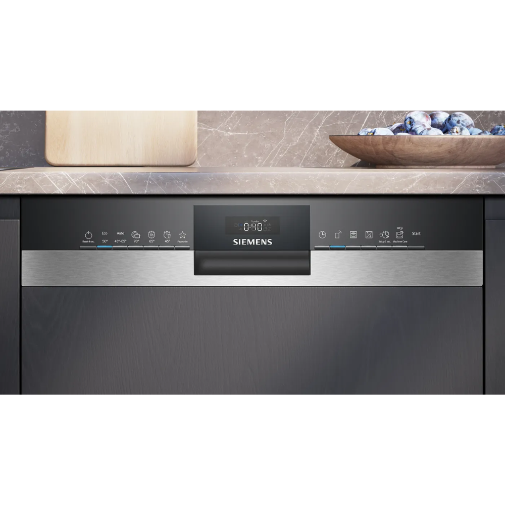 מדיח כלים חצי אינטגרלי רחב 60 ס"מ דגם SIEMENS iQ300 SN53ES04TE סימנס - יבואן רשמי