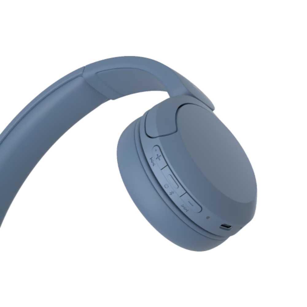 אוזניות אלחוטיות Sony Wh-CH520L BT - צבע כחול שנה אחריות ע"י - יבואן הרשמי