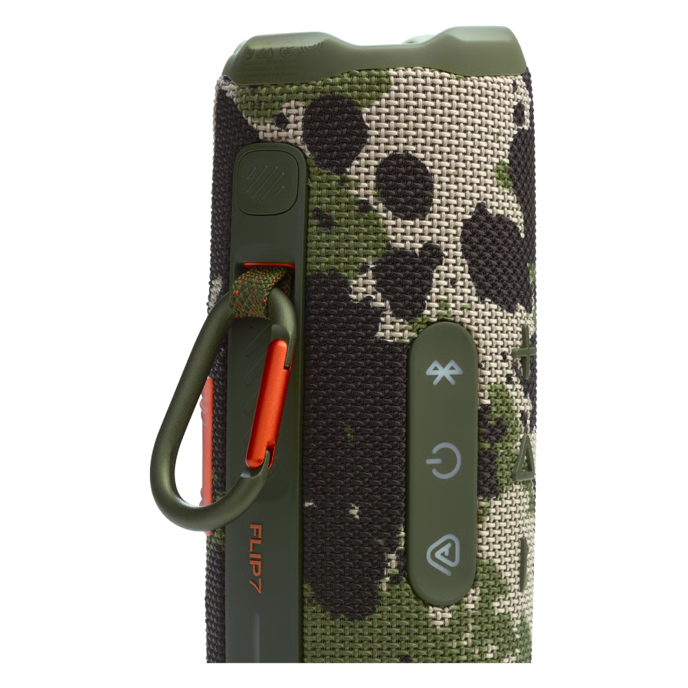 רמקול Bluetooth אלחוטי נייד JBL Flip 7 - צבע צבאי שנה אחריות ע"י - יבואן הרשמי