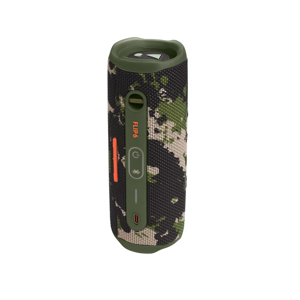 רמקול נייד אלחוטי JBL Flip 6 - צבע צבאי שנה אחריות ע"י - יבואן הרשמי
