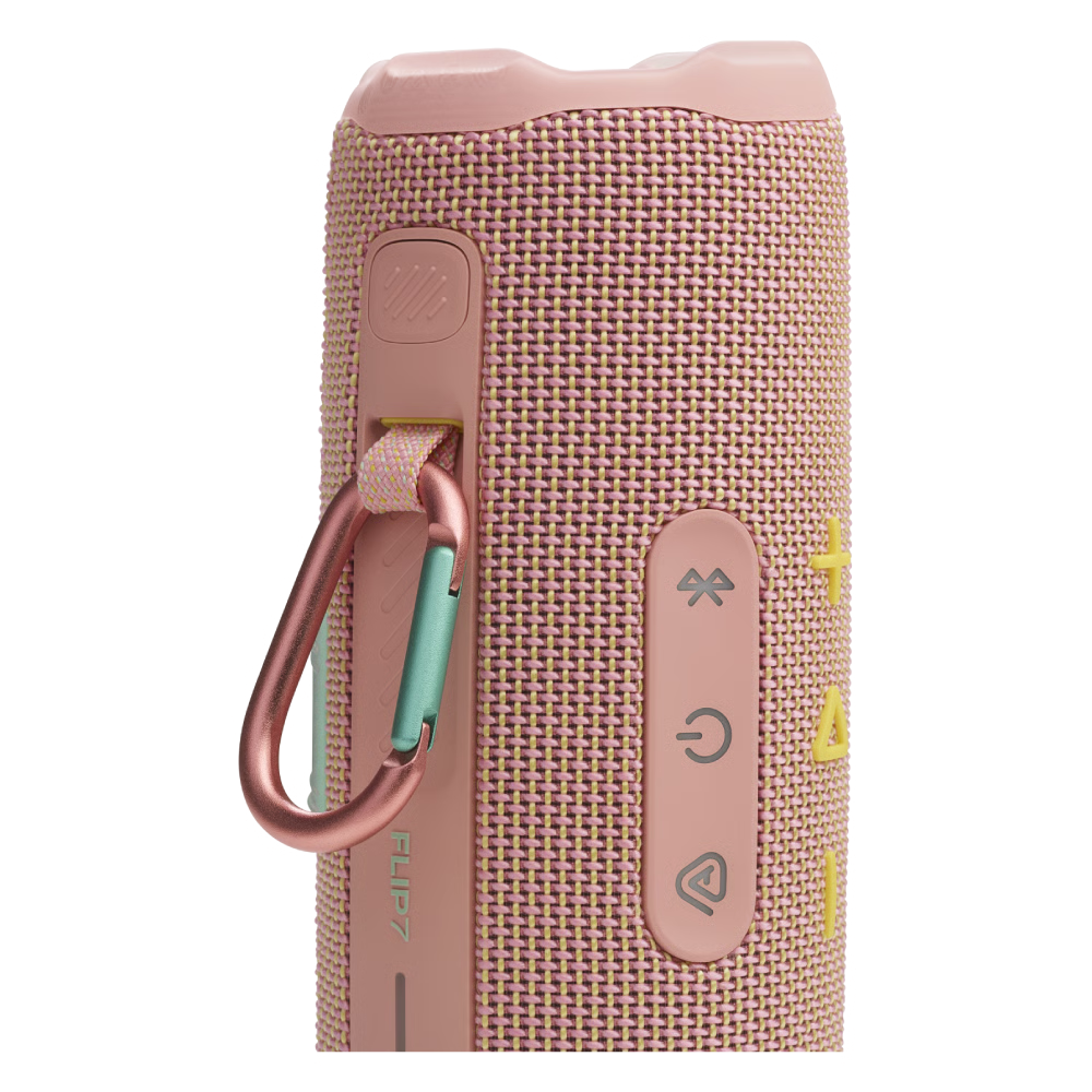 רמקול Bluetooth אלחוטי נייד JBL Flip 7 - צבע ורוד שנה אחריות ע"י - יבואן הרשמי