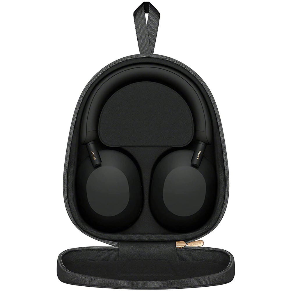 אוזניות אלחוטיות Sony WH-1000XM5B ANC - צבע שחור שנתיים אחריות ע"י - יבואן הרשמי