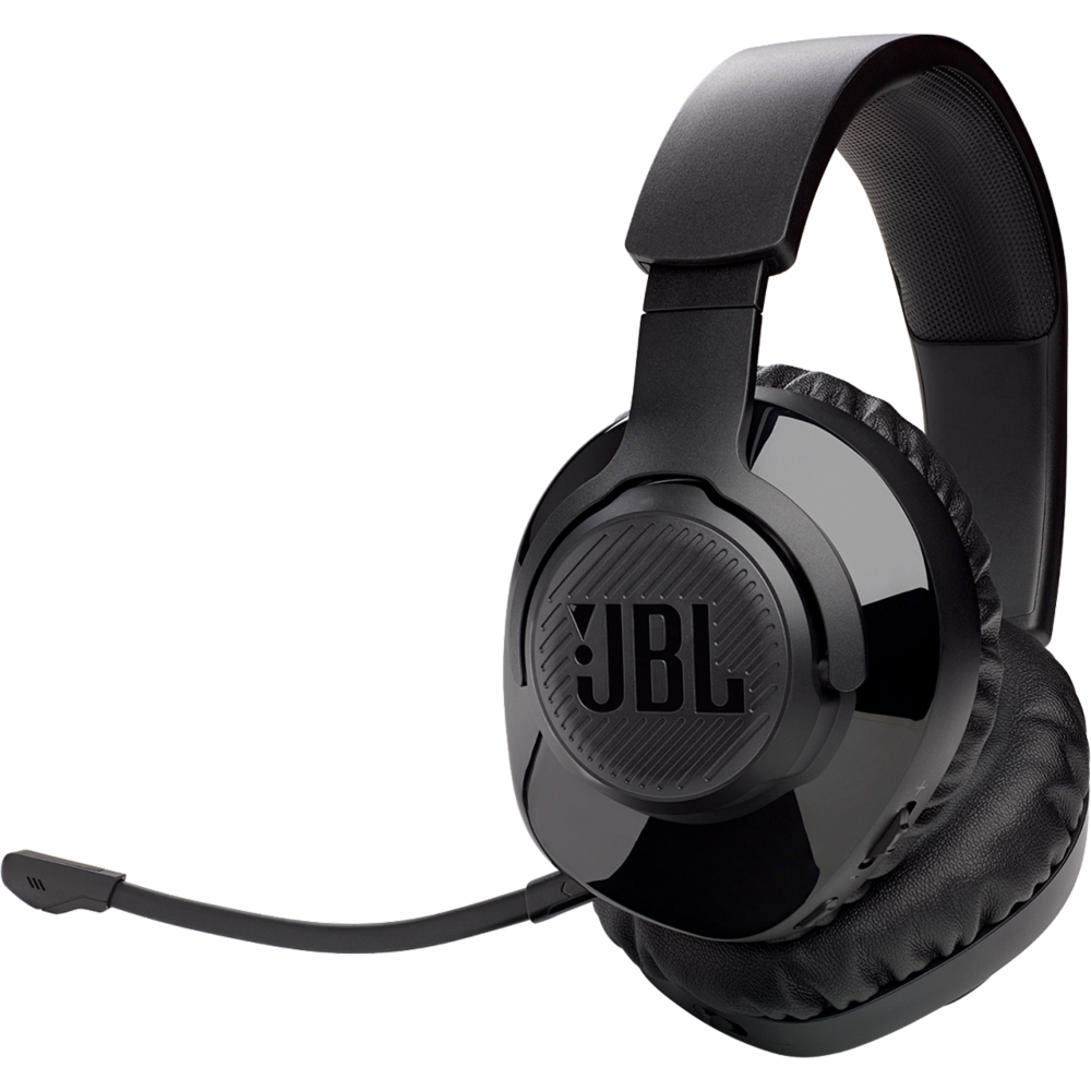 אוזניות גיימינג אלחוטיות JBL Quantum 350 - צבע שחור שנה אחריות ע"י - יבואן הרשמי