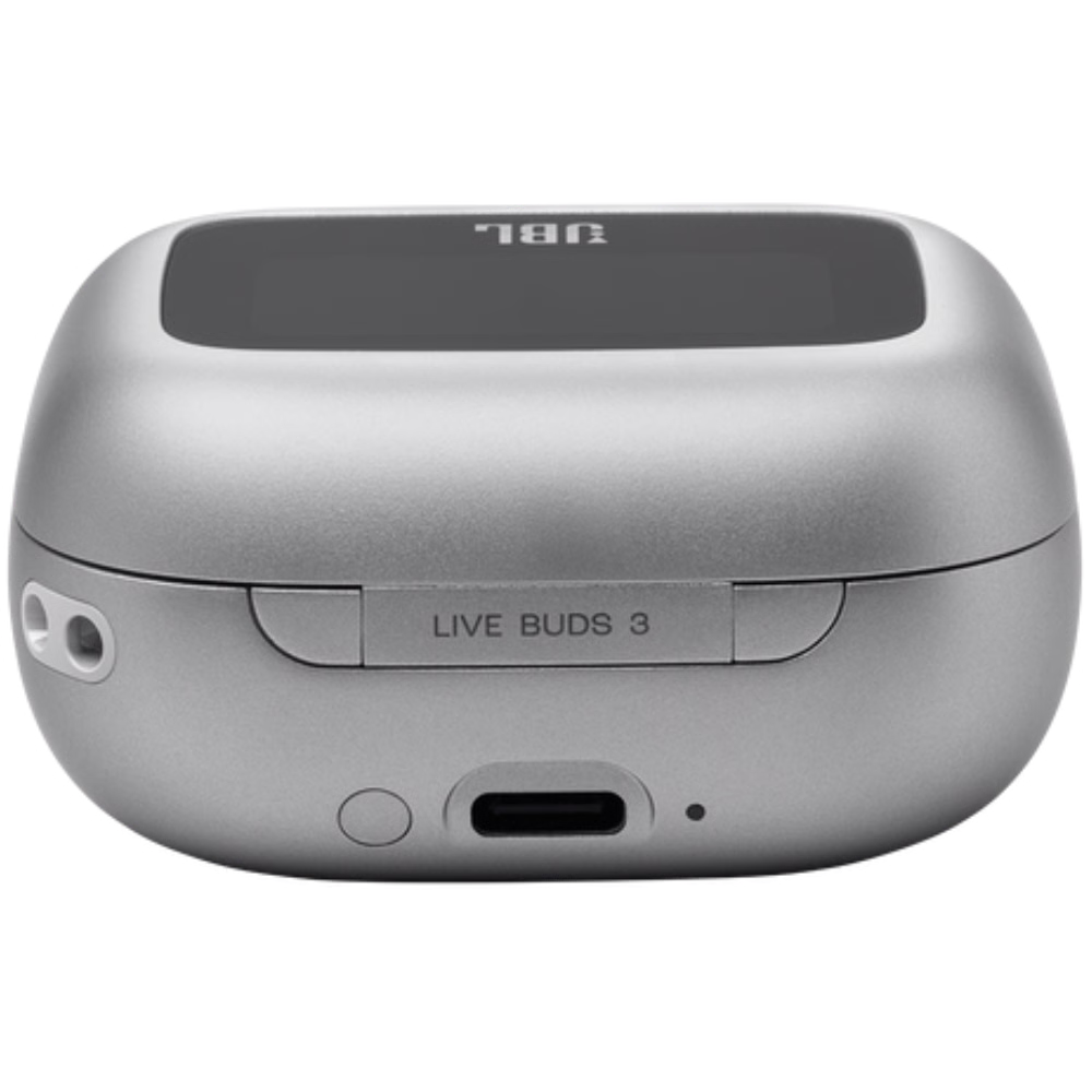 אוזניות אלחוטיות JBL Live Buds 3 - צבע כסוף שנה אחריות ע"י - יבואן הרשמי