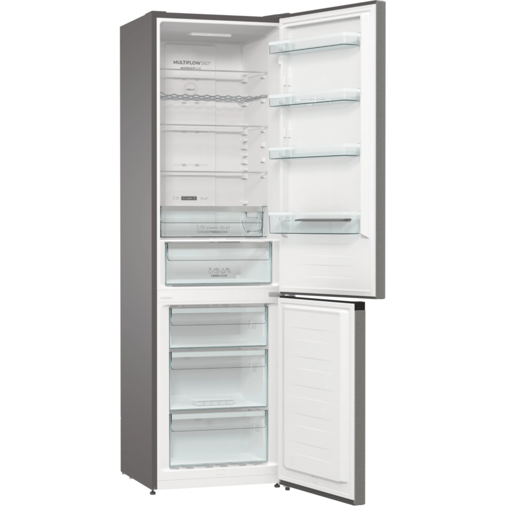 מקרר מקפיא תחתון 353 ליטר Gorenje NRK6202AXL4 - גימור נירוסטה - יבואן רשמי