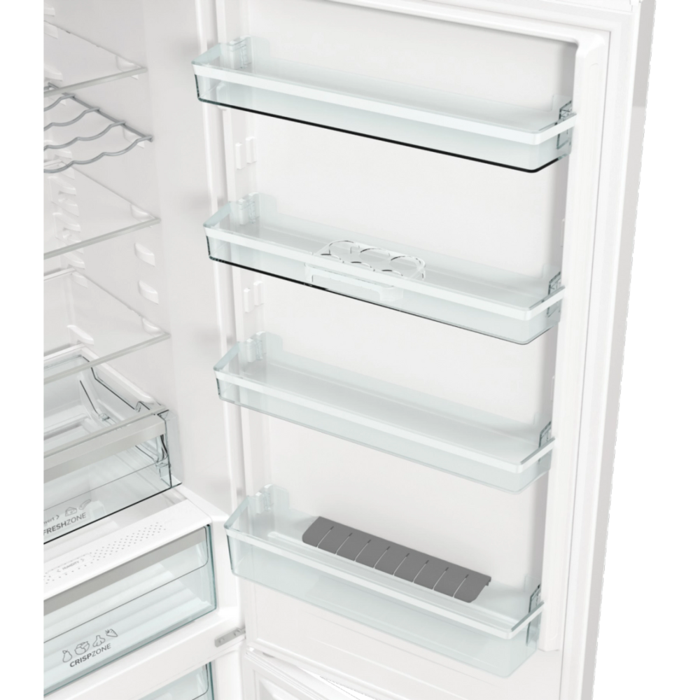 מקרר מקפיא תחתון 331 ליטר נטו gorenje NRK6202AW4 - גימור לבן - יבואן רשמי