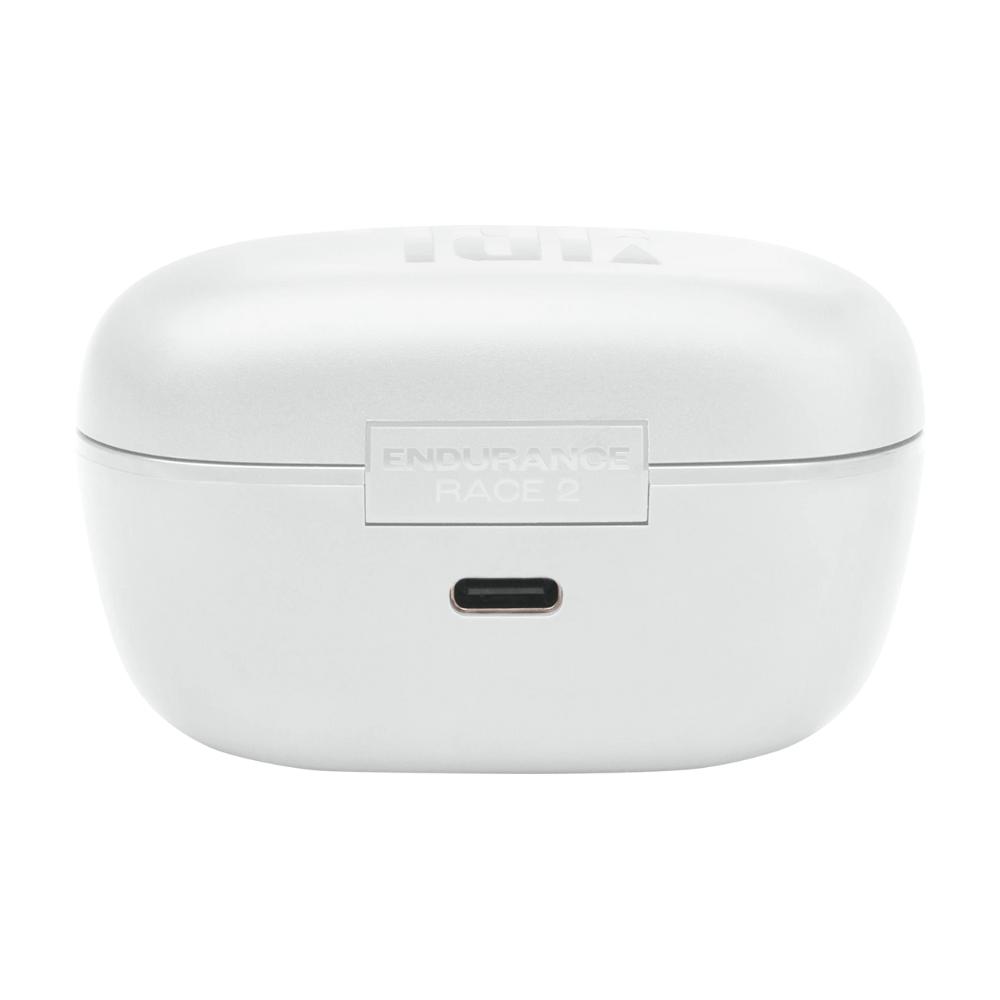 אוזניות ספורט אלחוטיות JBL Endurance Race 2 ANC TWS IP68 - צבע לבן שנה אחריות ע"י - יבואן הרשמי
