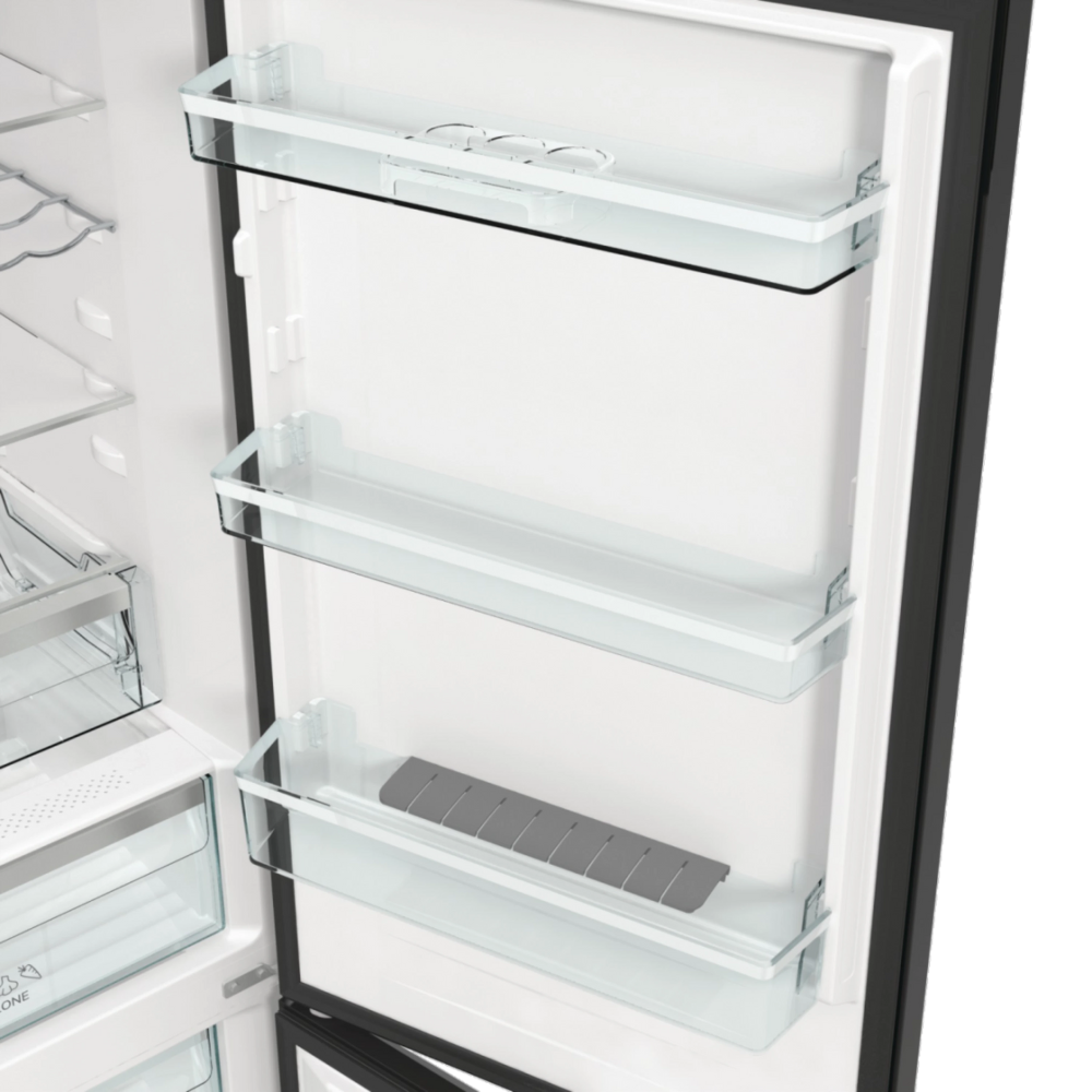 מקרר מקפיא תחתון 330 ליטר Gorenje NRK-6192-ABK - גימור שחור - יבואן רשמי