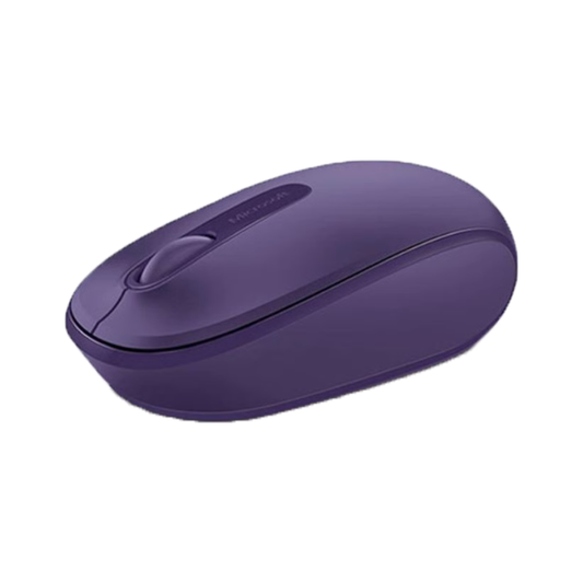 עכבר אלחוטי Microsoft 1850 - צבע סגול שלוש שנות אחריות ע"י - יבואן הרשמי